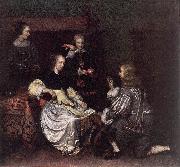 NETSCHER, Caspar The Lace-Maker syy oil painting reproduction